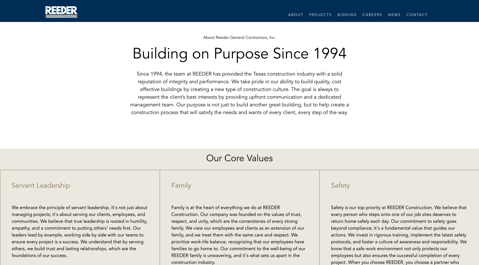Reeder Construction screenshot 2